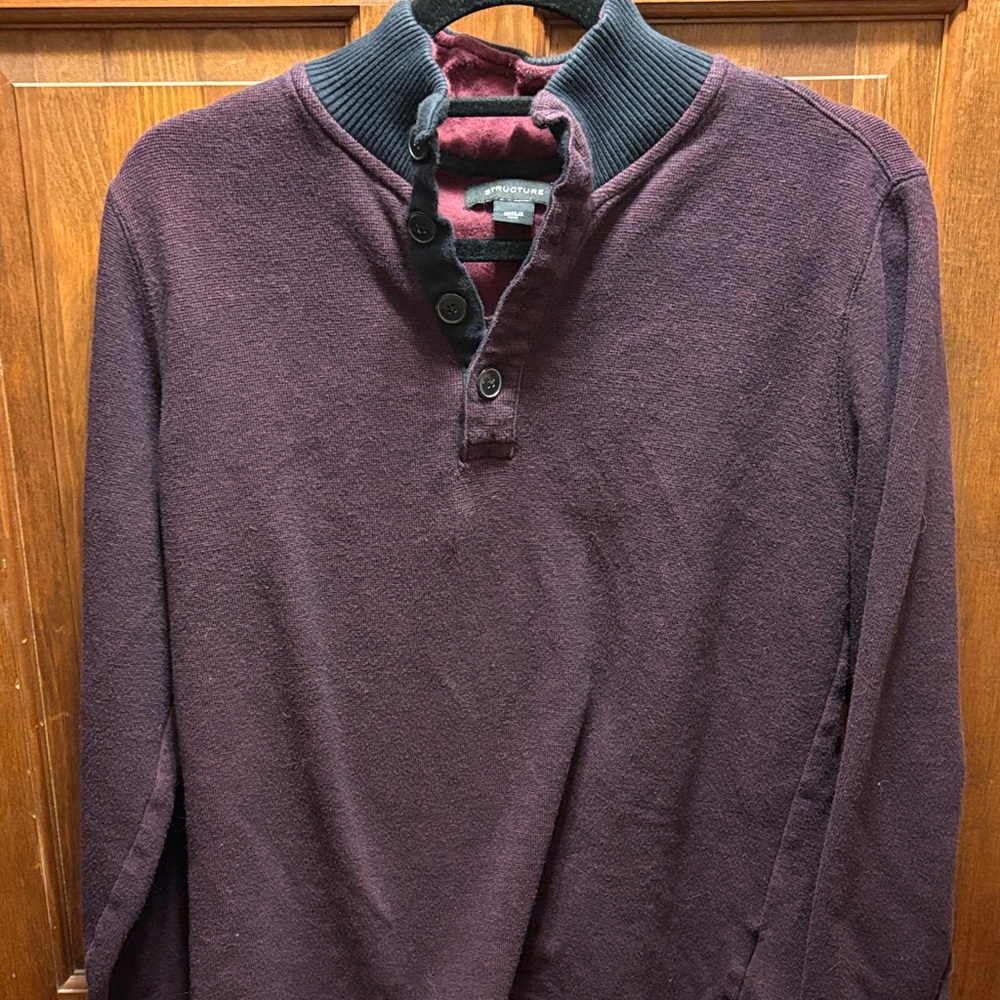 Vintage men’s 90’s structure pullover shirt